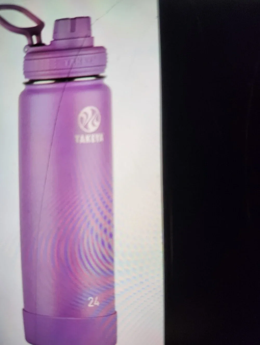 NEW TAKEYA WATER BOTTLE, LILAC PURPLE 24 OZ. Ounces, Insulated. Stainless, Loop